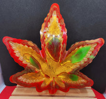 Load image into Gallery viewer, Hand Poured Resin Leaf Ashtray
