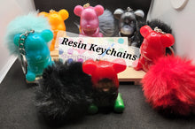 Load image into Gallery viewer, Resin Bear Keychain
